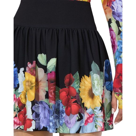 Alice + Olivia Womens Ella Skirt, Black - Picture 3 of 4